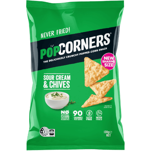 PopCorners Sour Cream & Chives Popped-Corn Snack