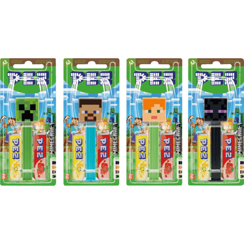 Pez Minecraft Candy Dispenser Assorted