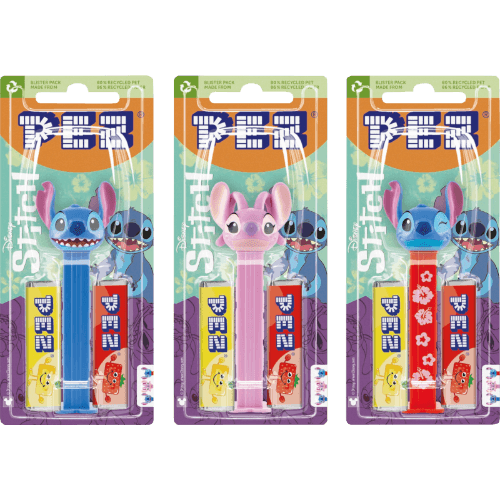 Pez Stitch Candy Dispenser Assorted