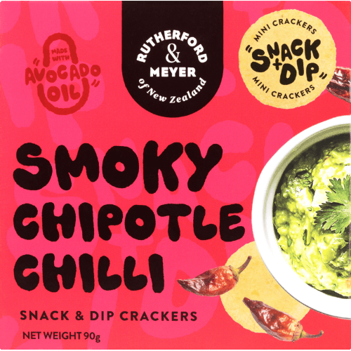 Rutherford & Meyer Smoky Chipotle Chilli Snack & Dip Crackers