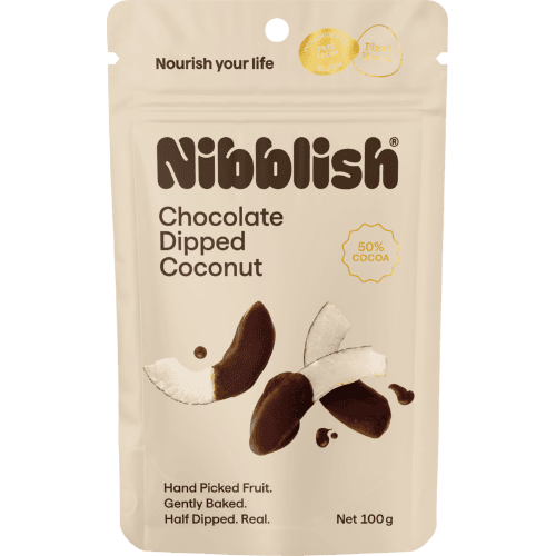 Nibblish Chocolate Dipped Coconut