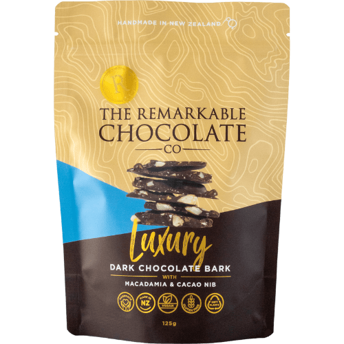 The Remarkable Chocolate Co Luxury Bark Macadamia & Cacao Nib