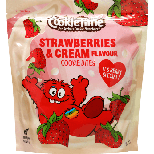 Cookie Time Strawberries & Cream Flavour Cookie Bites