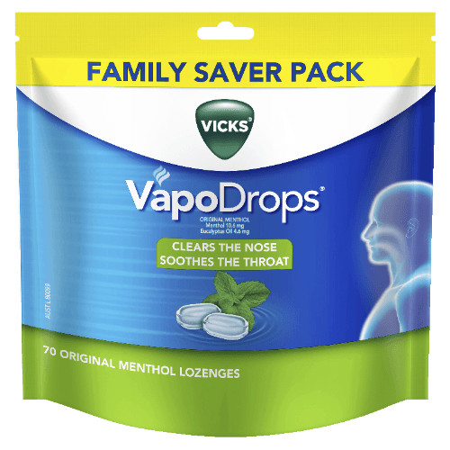 Vicks VapoDrops Original Menthol Lozenges