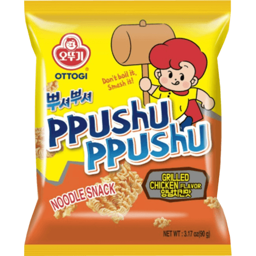 Ottogi Grilled Chicken Flavour Ppushu Ppushu Noodle Snack