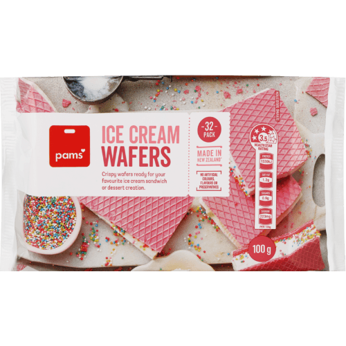 Pams Ice Cream Wafers 100 g