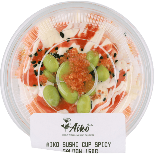 Aiko Spicy Salmon Sushi Cup
