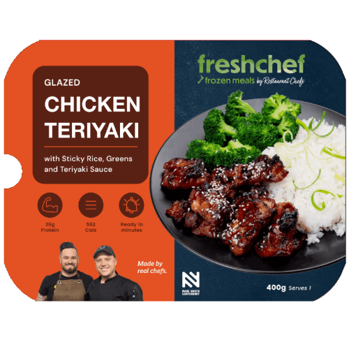 Fresh Chef Chicken Teriyaki With Sticky Rice & Greens Ready Meal 400 g