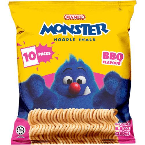 Mamee Monster BBQ Flavour Noodle Snack