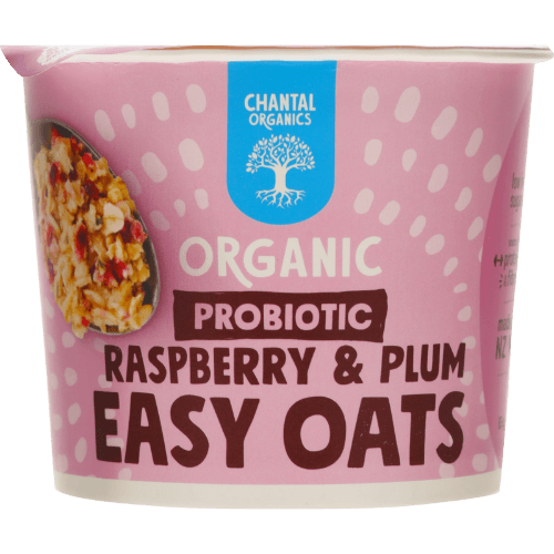 Chantal Organics Probiotic Raspberry & Plum Easy Oats