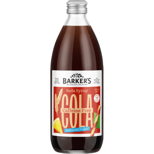 Barker's Caffeine Free Cola Soda Syrup