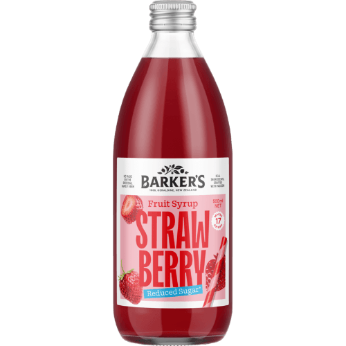 Barker's Strawberry Fruit Syrup