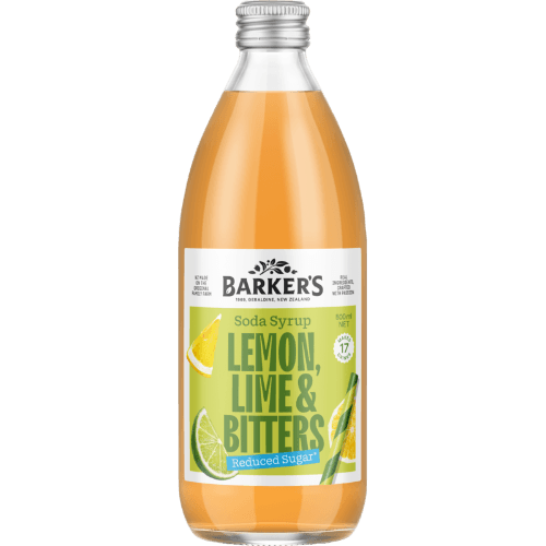 Barker's Lemon, Lime & Bitters Soda Syrup