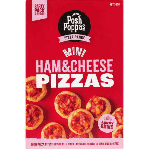 Posh Poppas Ham & Cheese Mini Pizza