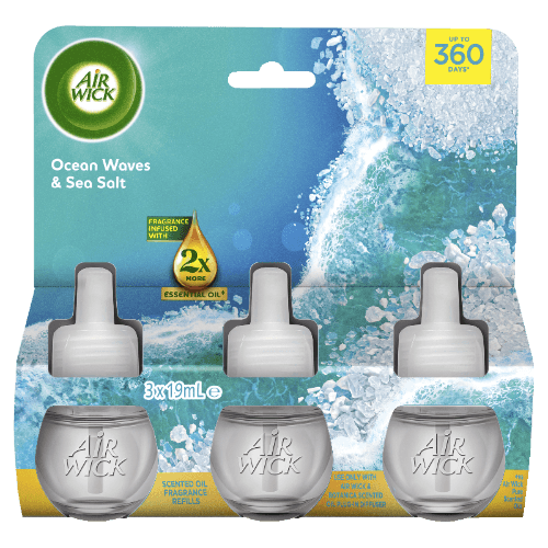 Air Wick Essential Oil Ocean Waves & Sea Salt Air Freshener Refill