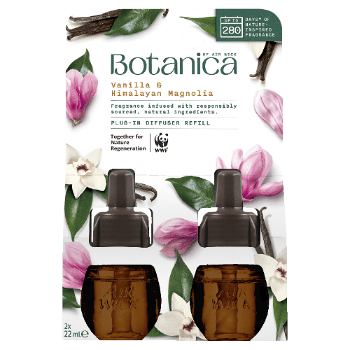 Botanica By Air Wick Vanilla & Himalayan Magnolia Plug-In Diffuser Refill