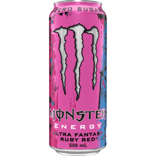 Monster Zero Sugar Ultra Fantasy Ruby Red Energy Drink