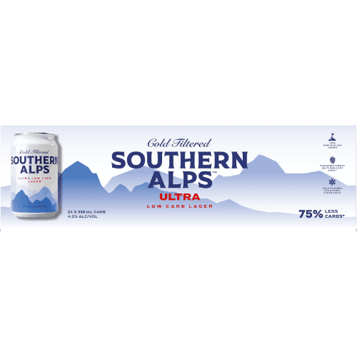 Southern Alps Brewing Co Ultra Low Carb Lager Cans