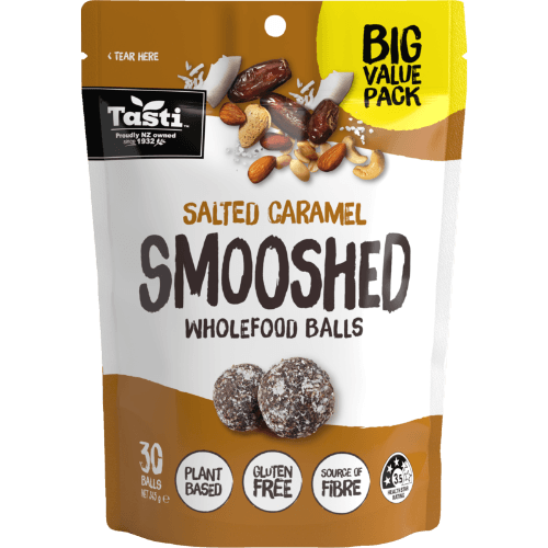 Tasti Salted Caramel Smooshed Wholefood Balls