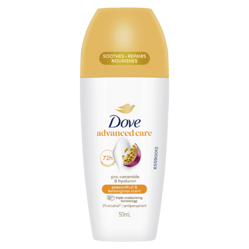 Dove Advanced Care Passionfruit Scent 72Hr Antiperspirant Roll On