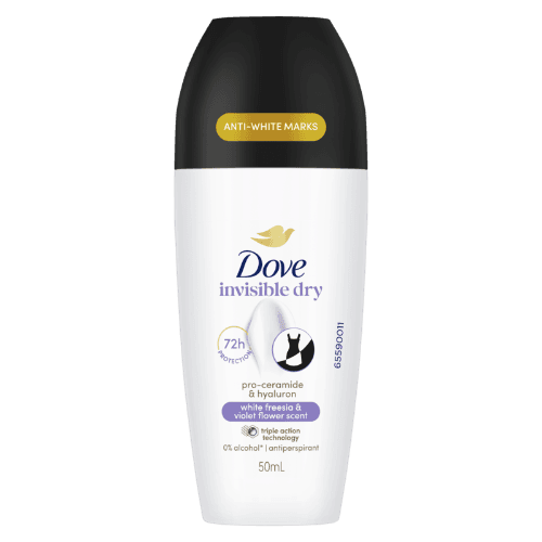 Dove Advanced Care White Freesia Scent 72Hr Antiperspirant Roll On