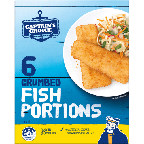 Captains Choice Crumbed Fish Portions