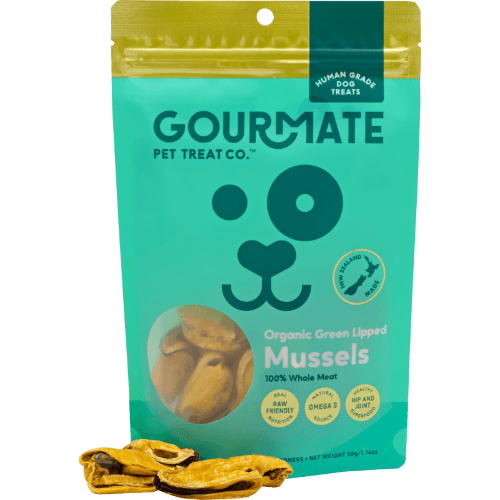 Gourmate Pet Treat Co Organic Green Lipped Mussels Dog Food
