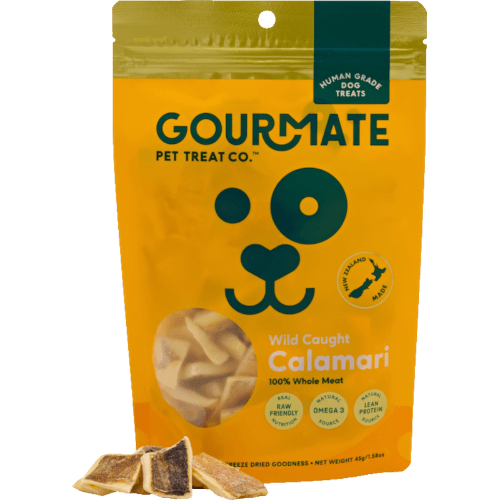 Gourmate Pet Treat Co Wild Caught Calamari Freeze Dried Dog Food