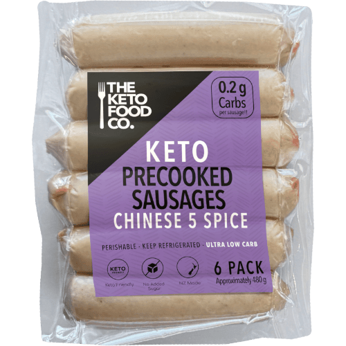 The Keto Food Co Chinese 5 Spice Precooked Sausages