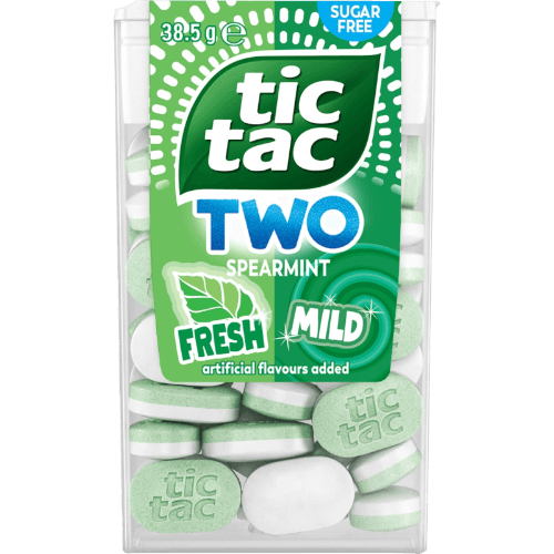 Tic Tac TWO Sugar Free Spearmint Fresh Mild