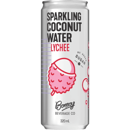 Bonsoy Lychee Sparkling Coconut Water
