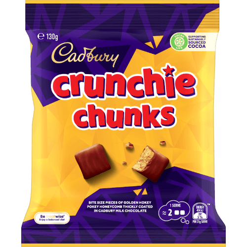 Cadbury Crunchie Honeycomb Chocolate Chunks