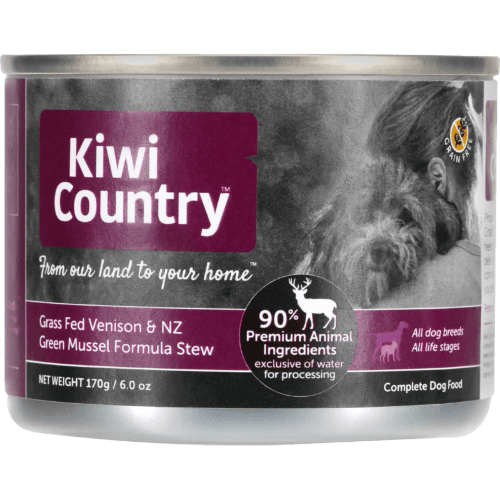 Kiwi Country Grass Fed Venison & NZ Green Mussel Dog Food