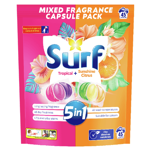 Surf Tropical + Sunshine Citrus Laundry Capsules
