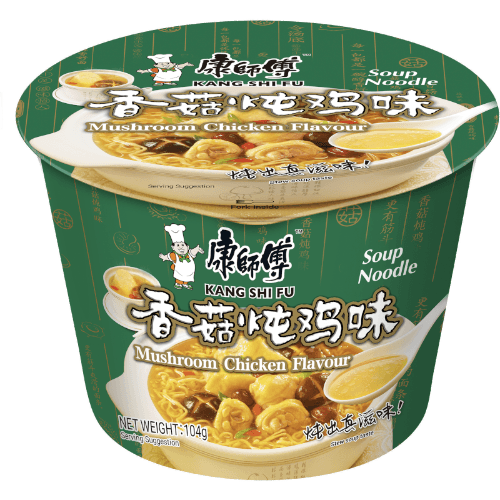 Kang Shi Fu Mushroom & Chicken Bowl Noodle