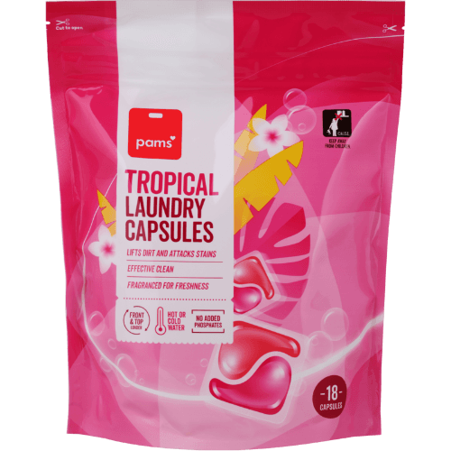 Pams Tropical Laundry Capsules