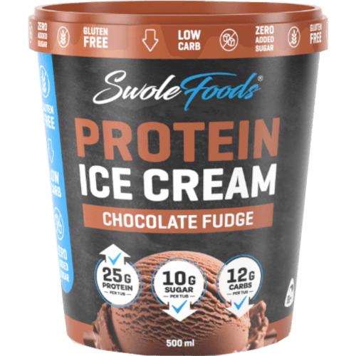 Swolefoods Chocolate Fudge Protein Ice Cream