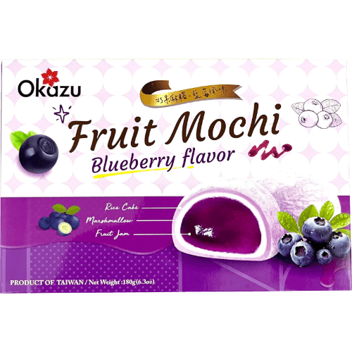 Okazu Blueberry Fruit Flavour Mochi
