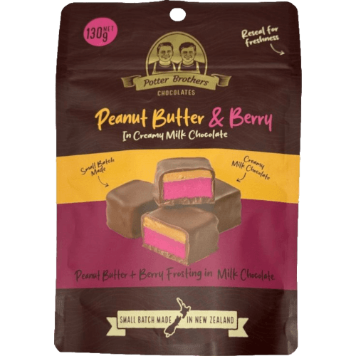 Potter Brothers Peanut Butter & Berry Milk Chocolate
