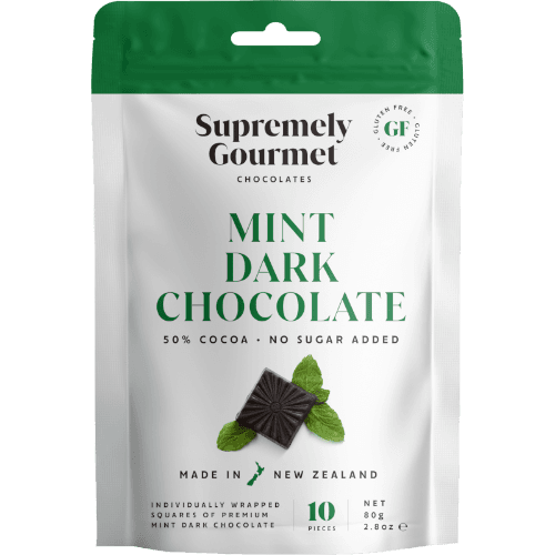 Supremely Gourmet Mint Dark Chocolates