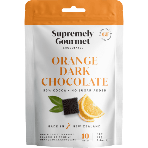 Supremely Gourmet Orange Dark Chocolates