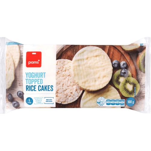 Pams Yoghurt Topped Rice Cakes