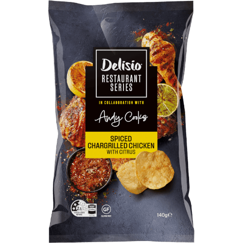 Delisio Restaurant Series Spiced Chargrilled Chicken With Citrus Potato Chips