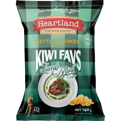 Heartland Kiwi Favs Lamb & Mint Chops Potato Chips