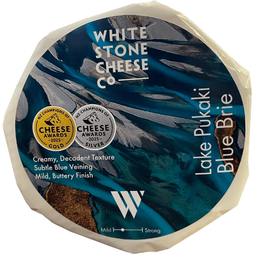 Whitestone Cheese Co Lake Pukaki Blue Brie