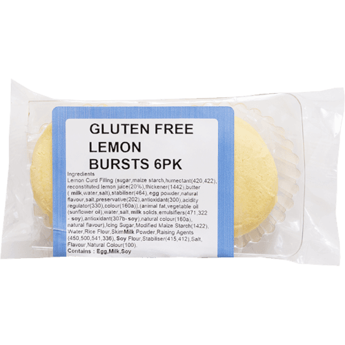 Jon Jon Plain Pack Gluten Free Lemon Bursts 120 g