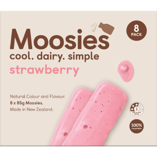 Moosie's Strawberry Ice Cream