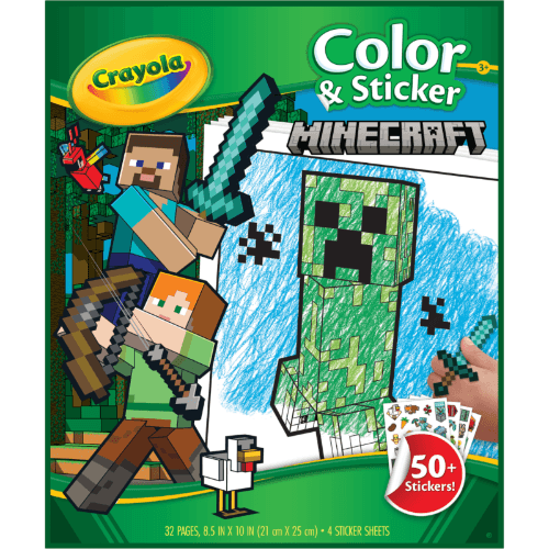 Crayola Minecraft Color & Sticker Book