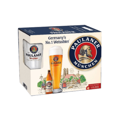 Paulaner Gift Pack Beer and Glasses