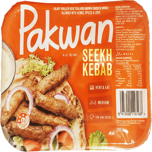 Pakwan Seekh Kebab Chicken